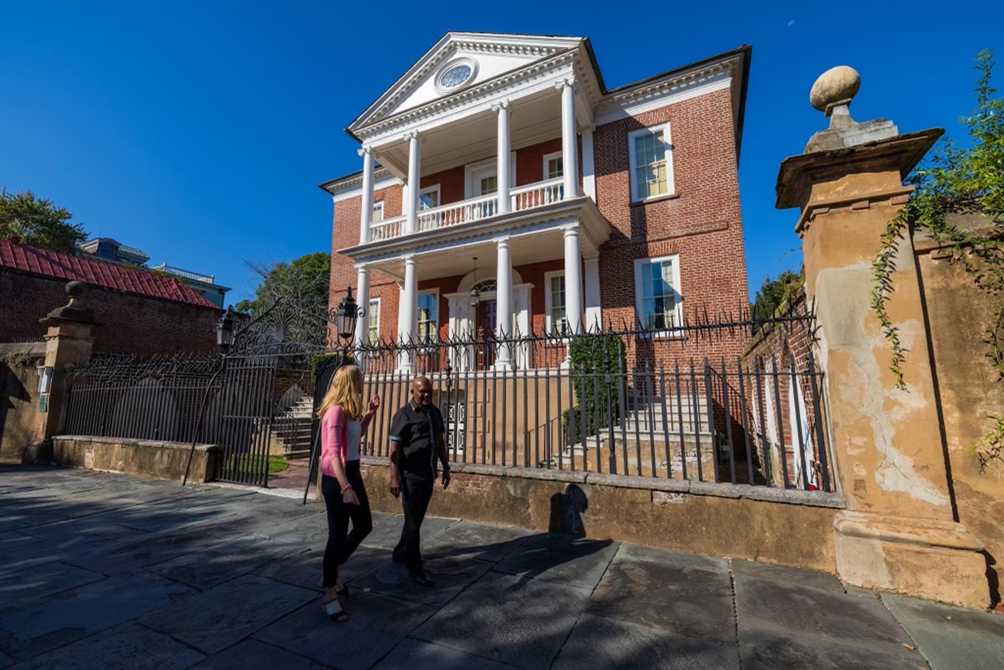 The Miles Brewton House, a historic pre-Revolutionary mansion in Charleston